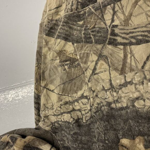 Vintage 90s Realtree Camo Zip Up Hoodie Sweatshirt - Picture 3 of 5